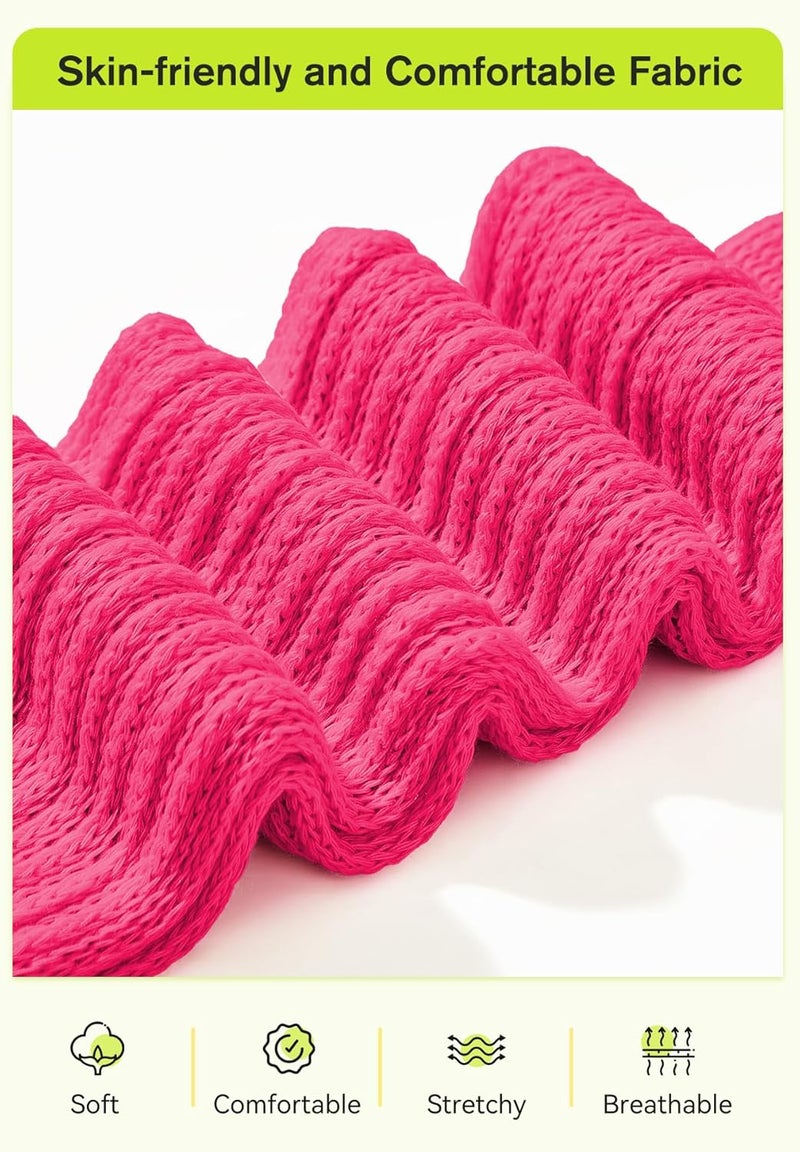 Zando Slouch Socks for Women - 80s 90s Knee High Scrunch Socks Soft Long Stacked Boot Sock Warm Winter Sock Daily Wear - Image 4